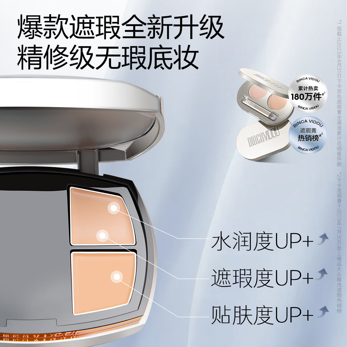 卞卡光感随行持色遮瑕气垫霜二合一控油持久不脱妆粉底bb霜粉底液,淘宝优惠券,粉丝福利购,淘宝优惠卷