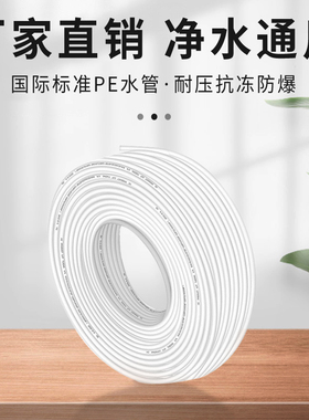 2分3分100米pe管水管2配件净水器