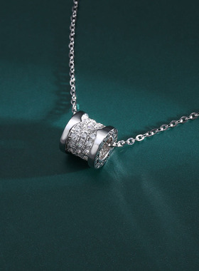 小蛮腰项链女18K彩金轻奢