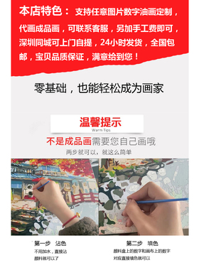 全国包邮风景画DIY数字油画