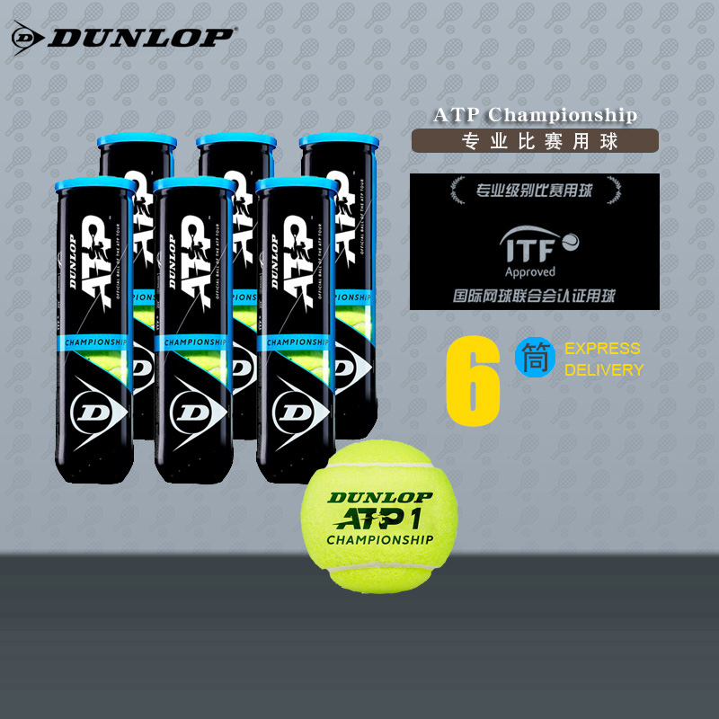 登陆普Dunlop ATP AO澳网Tour加亮球巡回赛比赛球训练球耐用网球 - 图2