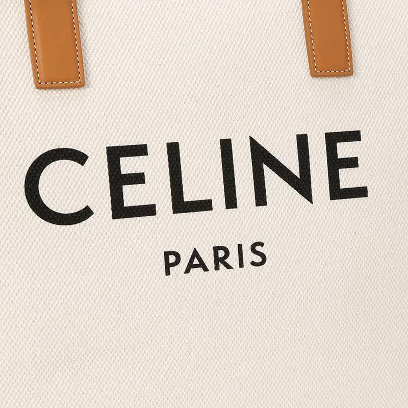 celine赛琳cabas logo帆布购物袋 LAMAVO女士包袋