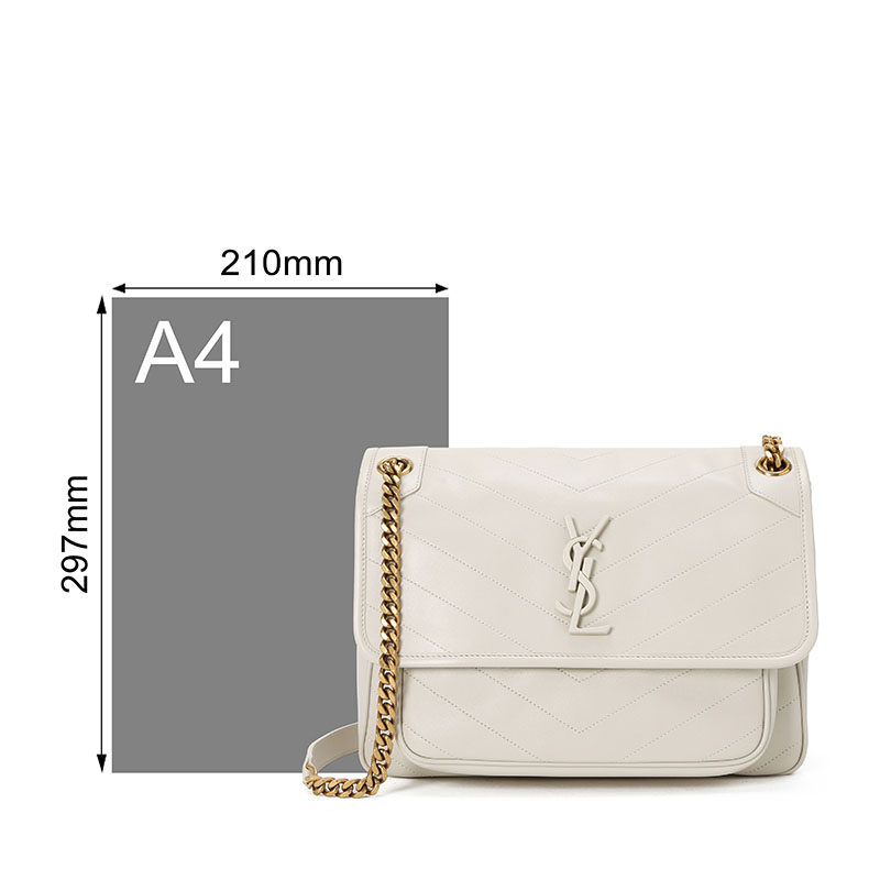 ysl /圣罗兰niki链条中号单肩包 LAMAVO女士包袋