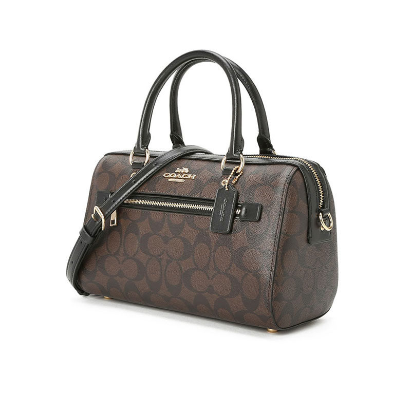 coach rowan波士顿桶包老花手提包 LAMAVO女士包袋