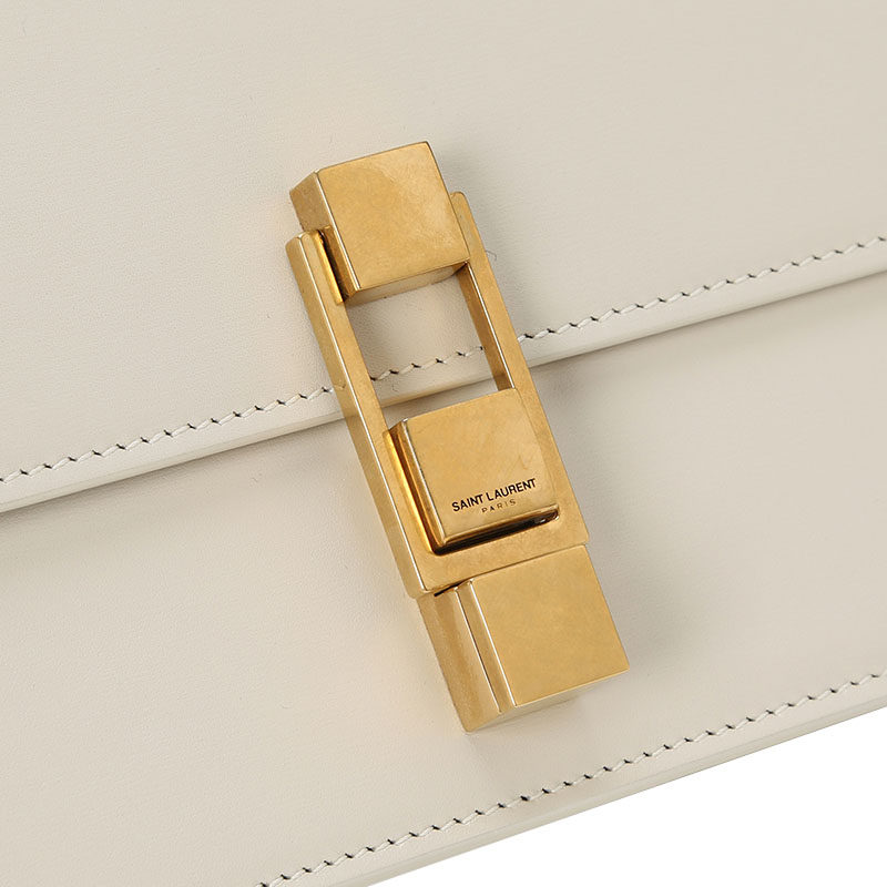 ysl /圣罗兰carre光滑皮革单肩包 LAMAVO女士包袋