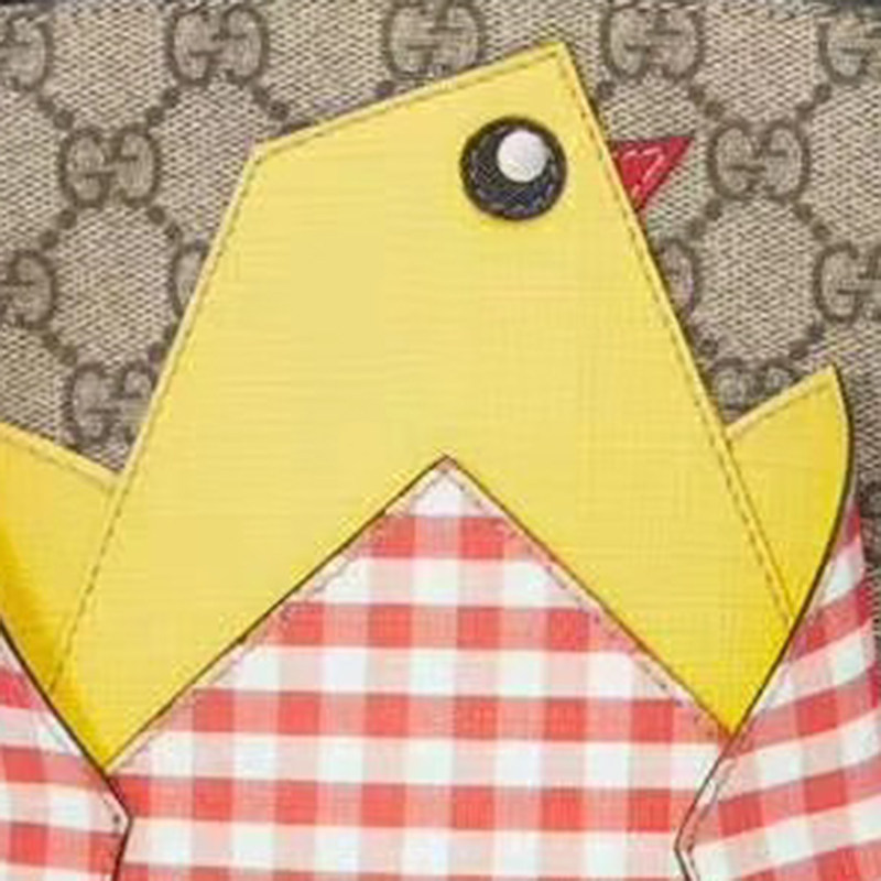 gucci古驰小鸡gg购物袋帆布手提包 LAMAVO女士包袋