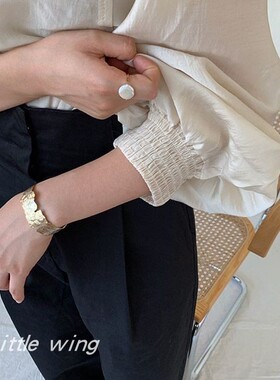 日韩女黄铜时尚个性手镯