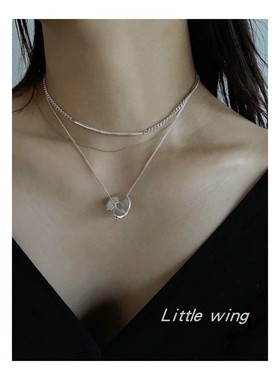 日本日系双层叠带项链