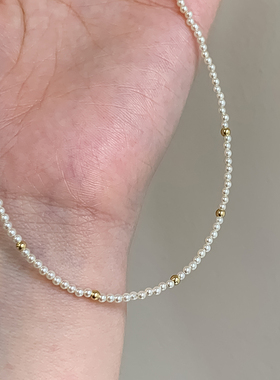 米粒珍珠女高级感项链