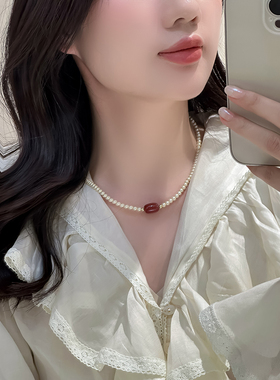 新中式珍珠女高级感项链