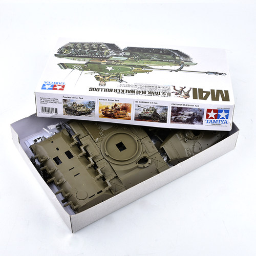 田宫模型 35055 坦克模型 拼装 1/35 美国 M41 斗犬轻型坦克 - 图3