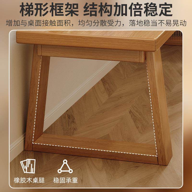 双人书桌学生家用电脑桌实木腿学习桌子简易办公桌长条桌大工作台,淘宝优惠券,粉丝福利购,淘宝优惠卷