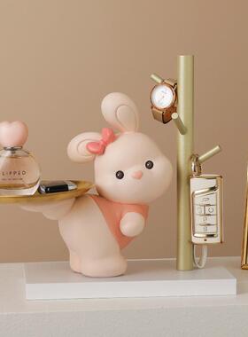 招财猫树脂工艺品收纳礼物家居摆件清仓玄关儿童房钥匙架