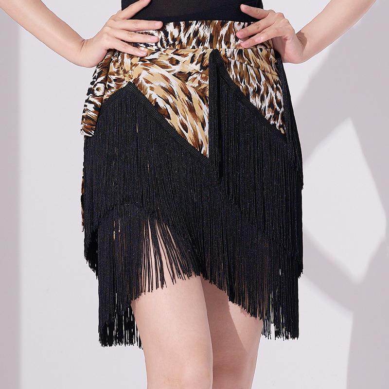 拉丁舞成人女练功服装舞蹈半身裙子流苏臀巾广场舞不规则跳舞围裙,淘宝优惠券,粉丝福利购,淘宝优惠卷