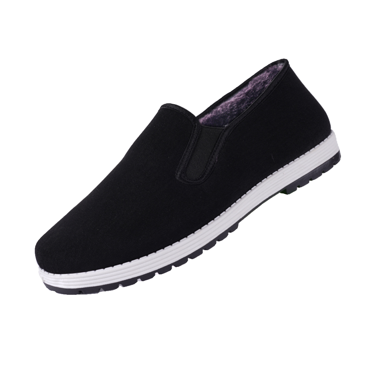 老北京布鞋男冬季加绒保暖防滑软底中老年棉鞋防寒爸爸棉鞋工作鞋 - 图3