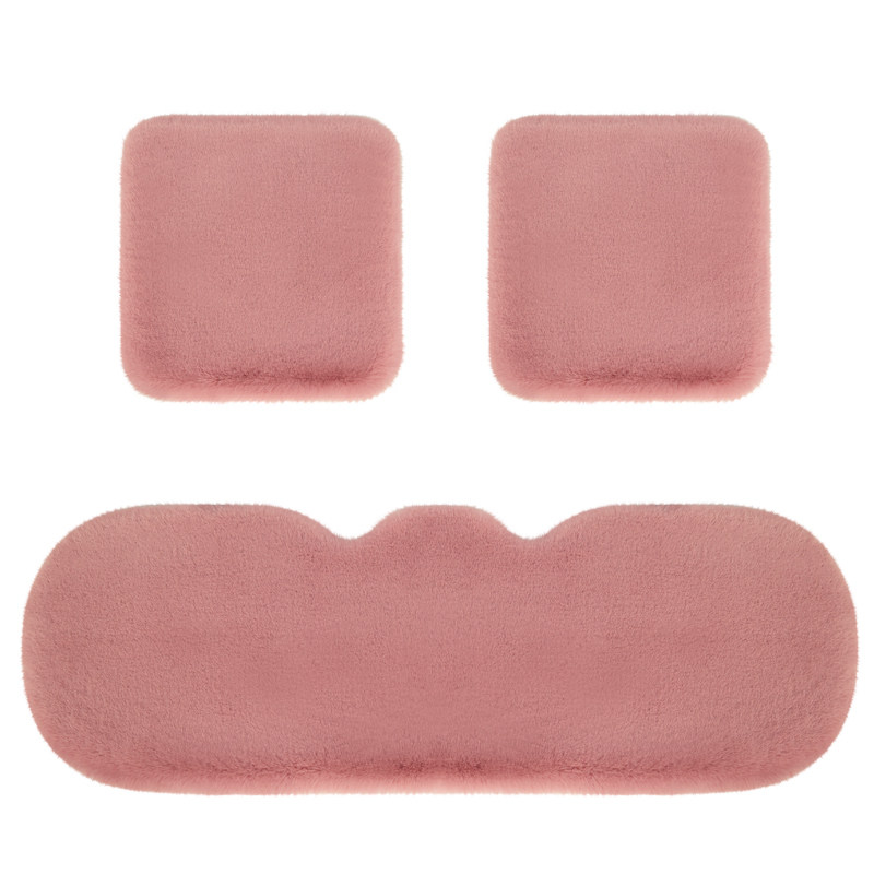 冬季汽车坐垫羊毛绒无靠背三件套座垫兔毛加厚保暖单片网红小方垫,淘宝优惠券,粉丝福利购,淘宝优惠卷