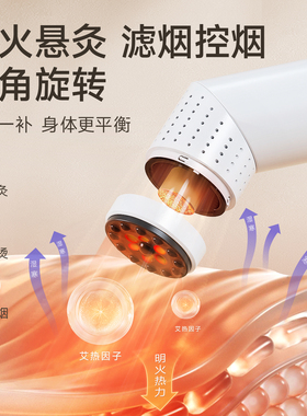 【一机三用】擀筋刮痧按摩艾灸棒