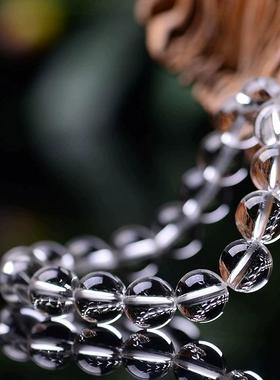 天然天然白水晶手链转运情侣手串