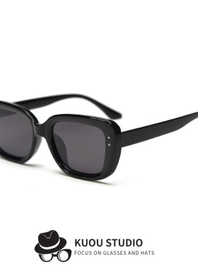 新款TR90复古偏光太阳眼镜时尚潮男女黑色墨镜开车司机眼镜