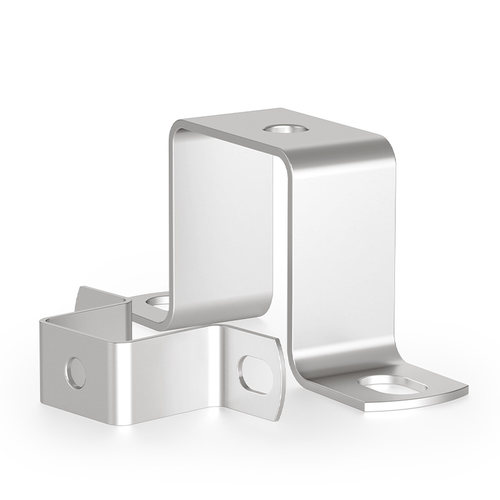 304不锈钢加厚方形带孔管夹水管骑马卡扣支架u型抱箍直角喉箍固定 - 图3