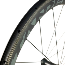 New 700C Carbon fiber road ring brake wheel group pipe tire opening vacuum compatible with 50 frame high radium engraved brake edge carbon knife