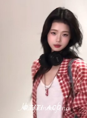 甜酷kitty猫咪眼镜吊坠项链女款春夏新款挂脖配饰皮质卫衣链颈链