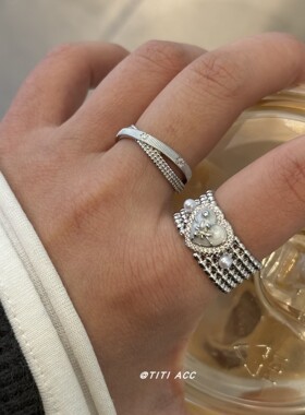 爱心宽版简约戒指2026新款爆款