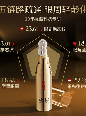 轻龄大师玻色因眼霜补水保湿