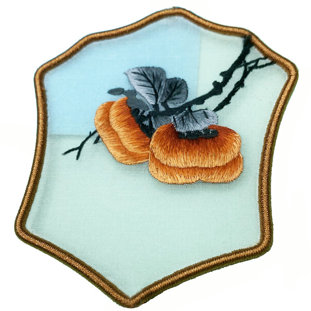 Su embroidery diy ອຸປະກອນການຫຸ້ມຫໍ່ handmade embroidery ສໍາເລັດຮູບລົດ hanging accessories ຄວາມປອດໄພຈີນຂອງຂວັນວັນ Valentine ຂອງສອງດ້ານ pendant ຖັກແສ່ວ
