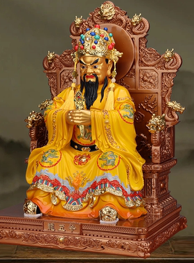 广济龙王树脂神像摆件
