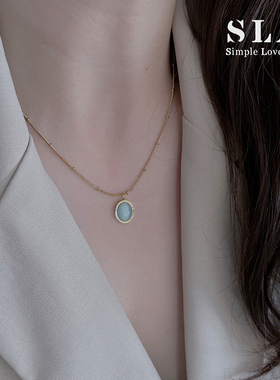 其他宝石圆珠女式项链