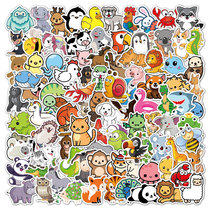 200 cute little animal marine life cartoon fish stickers children learn pull-bar case laptop Guitar Water electric car Helmet Car Skateboard Decoration Sticker waterproof