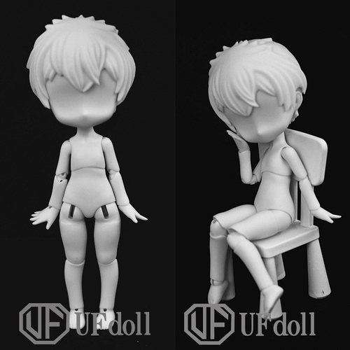 现货 UFdoll 12分BJD娃娃 迟小小晚点点 整娃ob11身体娃衣可插GSC - 图1