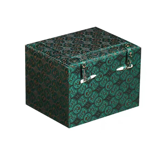 Yixing purple clay pot packaging empty box porcelain jade antique built tea cup single pot lid cup body separate brocade box