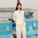 ຊຸດກະໂປ່ງກະທັດຮັດ Linen lyocell lapel slouchy