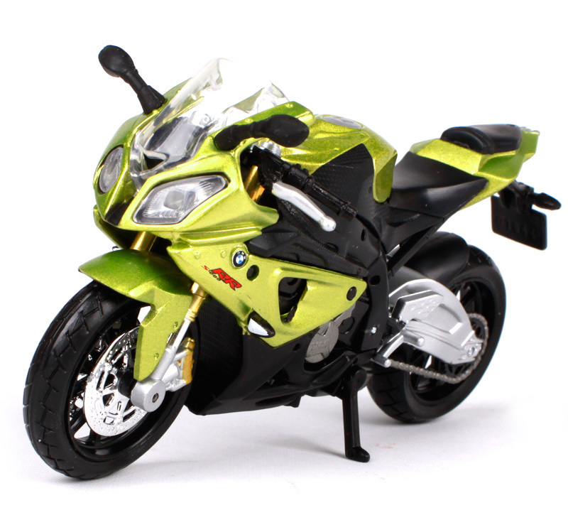 美驰图 1/18 宝马BMW S1000RR 摩托车 成品模型 - 图0