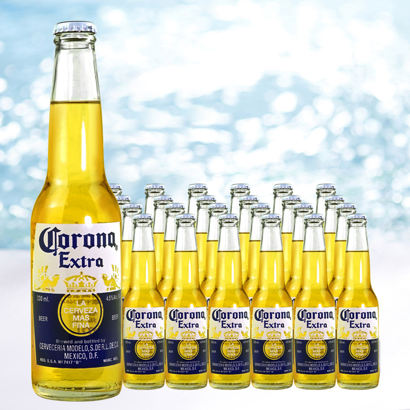 CORONA科罗娜啤酒330ml*24瓶装整箱墨西哥风味科罗纳精酿小麦啤酒 - 图1