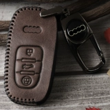 Подходит для Audi a6 A4L A5 A7 A8L Q5 s6, чехол для ключей автомобиля, 2018, высококачественная натуральная кожа