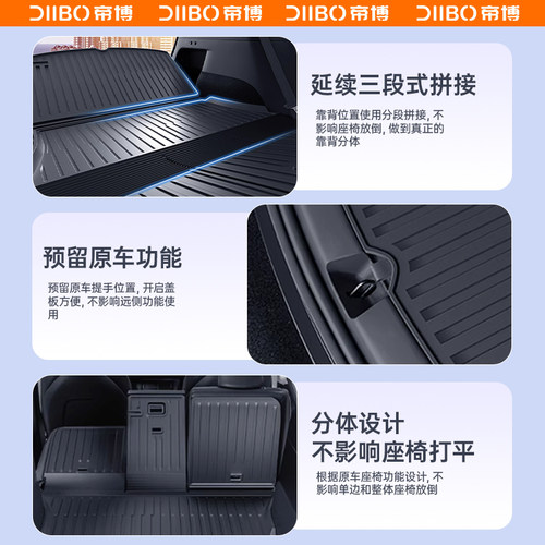 适用于焕新版特斯拉modelY3后备箱垫TPE前后尾厢垫神器改装丫配件-图3