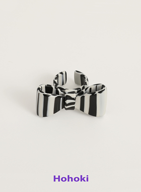 HOHOKI原创设计小众蝴蝶结戒指