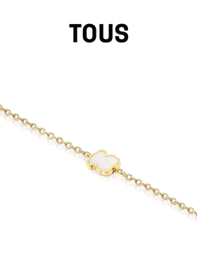 【新品】TOUS桃丝熊XXS系列14K金小熊母贝手链节日礼物女士礼物