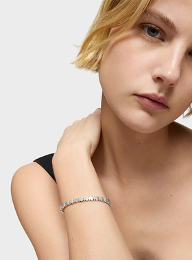 Straight系列925银小熊手镯