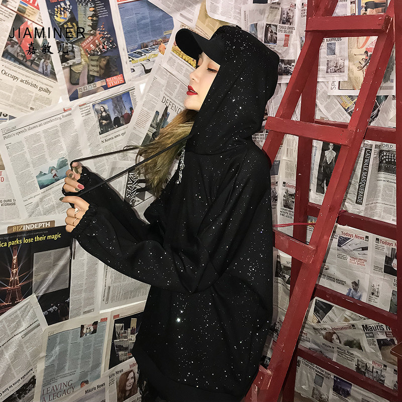 初秋2019新款女bling长袖韩版卫衣 嘉敏儿卫衣/绒衫