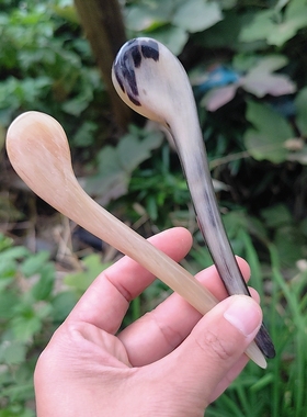 羊角符号手工发簪国风盘发簪子道系玄学头饰簪子道家短簪道士盘发