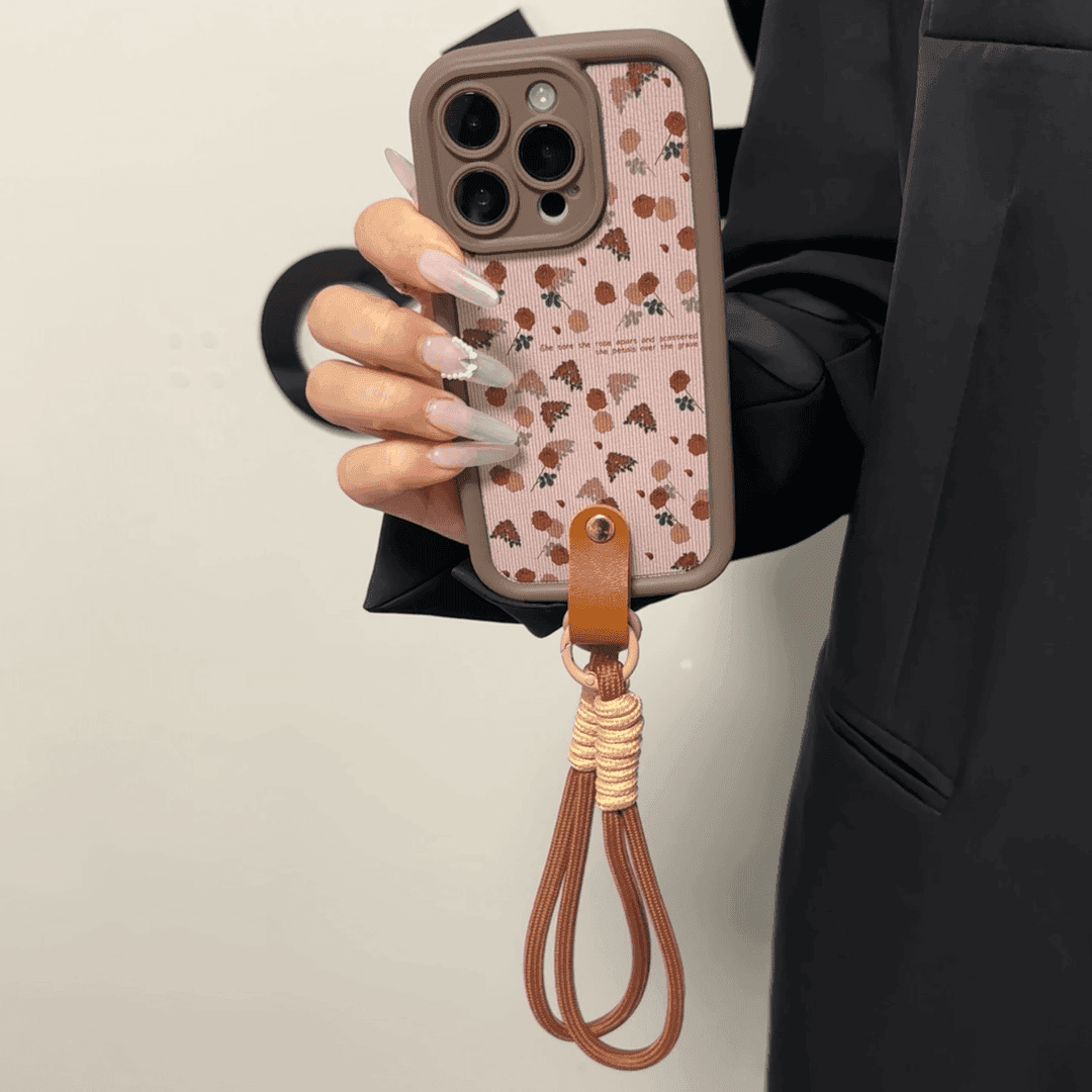 复古玫瑰碎花纹身手机壳适用iPhone15/16promax高级感苹果11/12/13/14Pro卡通小米12/13/14Pro全包肤感保护壳,淘宝优惠券,粉丝福利购,淘宝优惠卷