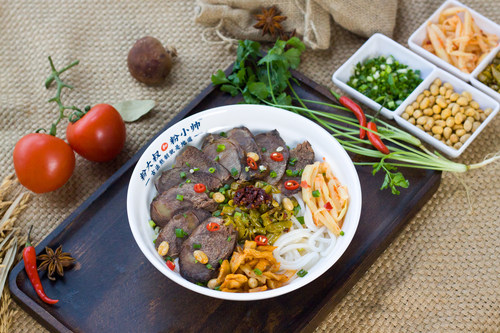 粉大叔和粉小帅正宗桂林米粉冲泡型速食卤粉305克*10袋方便鲜米粉 - 图1