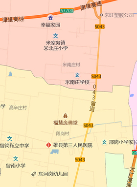 雄县地图1.15m保定市折叠家用高清办公室书房新款包邮现代墙贴