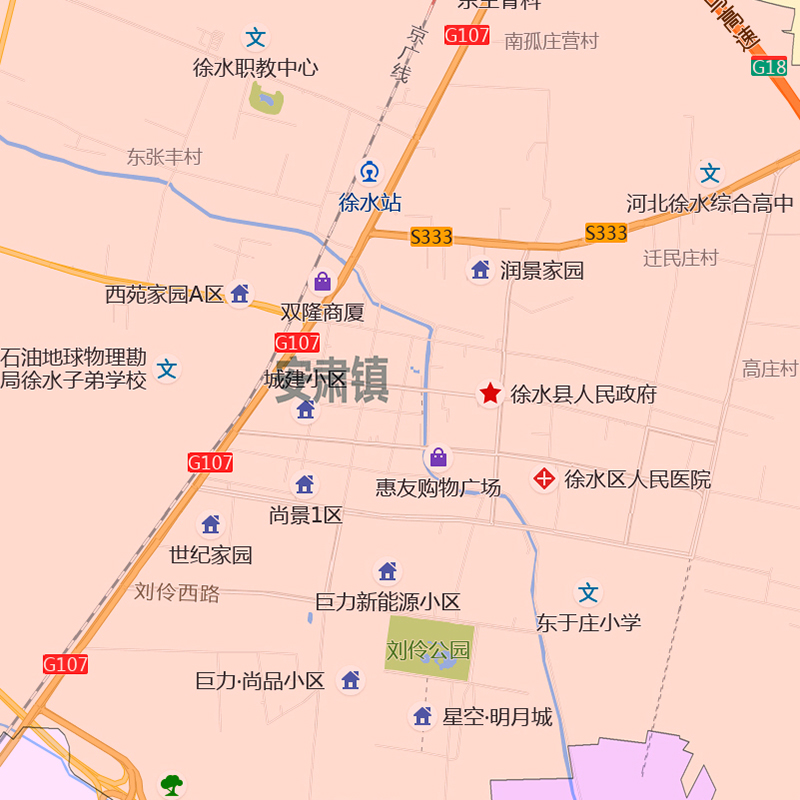 徐水区地图1.15m折叠家用高清办公室书房新款包邮现代装饰画墙贴 - 图1