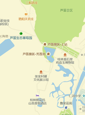 秀峰区地图1.15m折叠版桂林市会议办公室装饰画客厅背景墙贴图