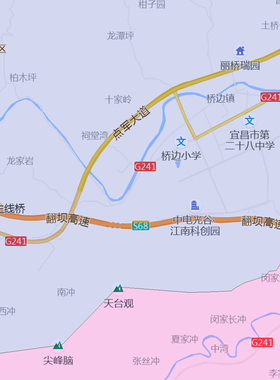 点军区地图1.15m办公室书房装饰画宜昌市区域路线划分高清折叠版